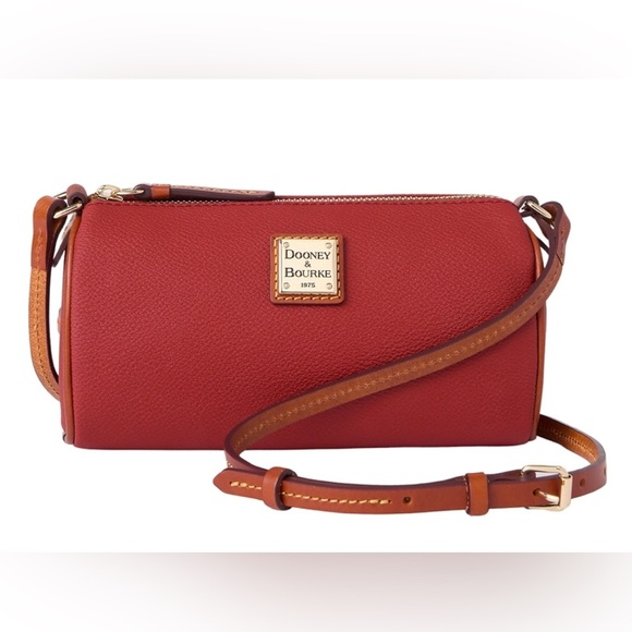 🆕 Dooney & Bourke Red Buffy Crossbody Bag - Picture 1 of 14